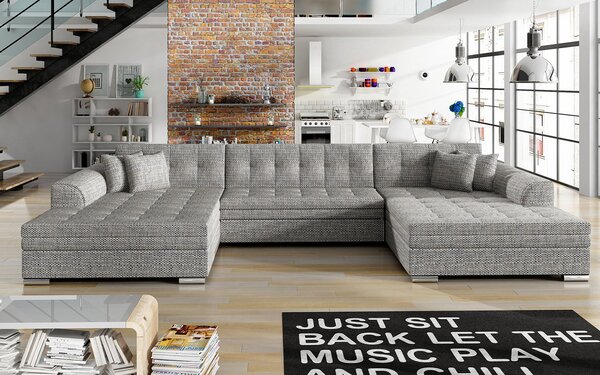 Colțar lemn masiv extensibil Vento Personalizabil, 359 × 165 × 87 cm - royal 01