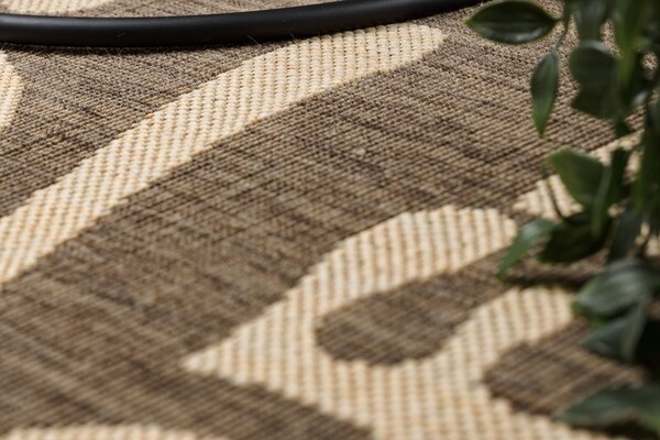 Covor sisal Floorlux 20221 coffe si mais