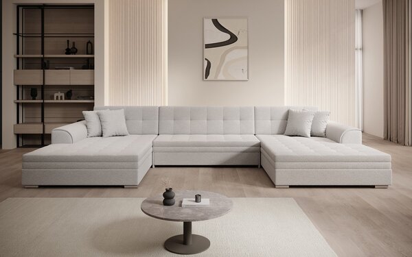Colțar lemn masiv extensibil Vento Personalizabil, 359 × 165 × 87 cm - royal 01