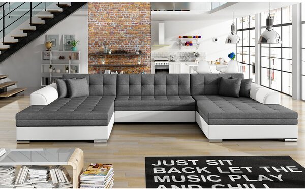 Colțar lemn masiv extensibil Vento Personalizabil, 359 × 165 × 87 cm - royal 01
