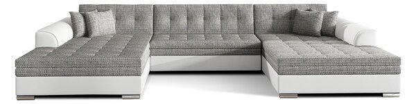 Colțar lemn masiv extensibil Vento Personalizabil, 359 × 165 × 87 cm - Berlin 01 - Soft 17