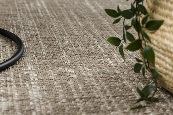 Covor sisal Floorlux 20389 taupe si şampanie melange
