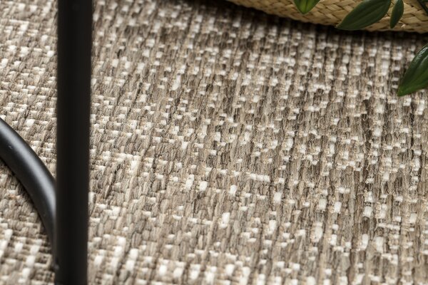 Covor sisal Floorlux 20389 taupe si şampanie melange