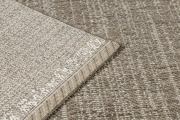 Covor sisal Floorlux 20389 taupe si şampanie melange