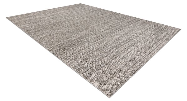 Covor sisal Floorlux 20389 argint si negru melange