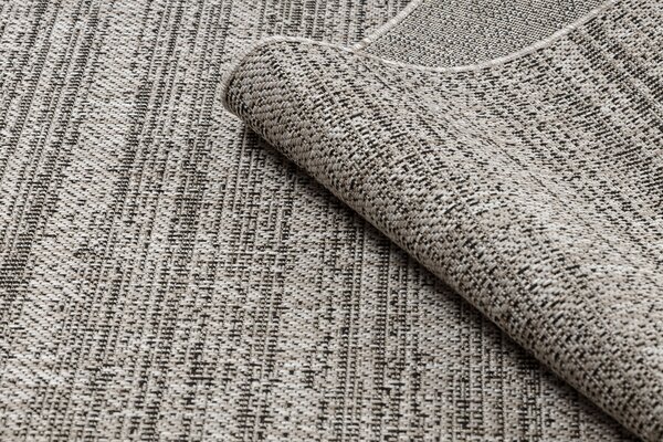 Covor sisal Floorlux 20389 argint si negru melange