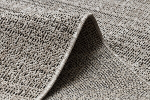 Covor sisal Floorlux 20389 argint si negru melange