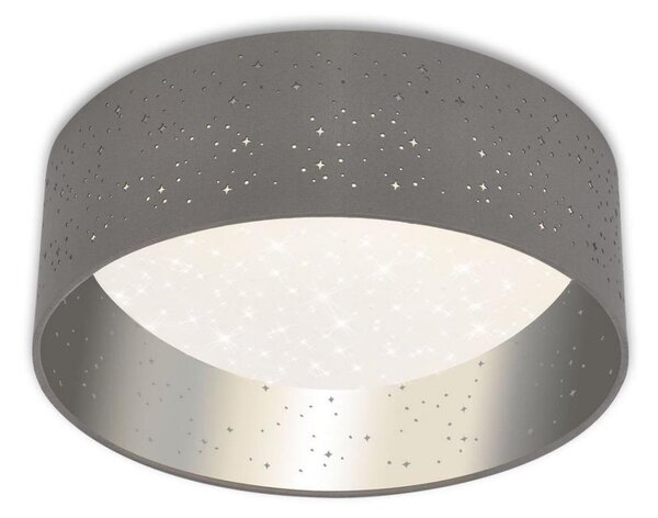 Plafonieră LED Briloner 3482014 STARRY LED/12W/230V gri/argintiu