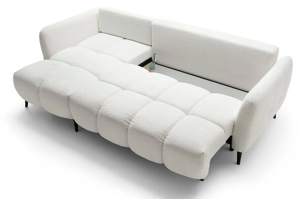Colțar lemn masiv Apollo extensibil, 250 × 150 × 90 cm - Stânga