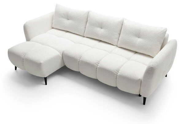 Colțar lemn masiv Apollo extensibil, 250 × 150 × 90 cm - Stânga