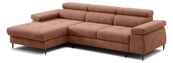 Colțar lemn masiv Cordoba I extensibil, 282 × 175 × 76 cm - Stânga