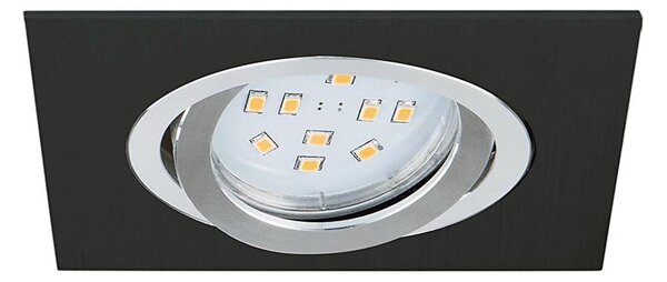 Eglo 96759 - LED Lampa incastrata TERNI 1 1xGU10/5W/230V negru