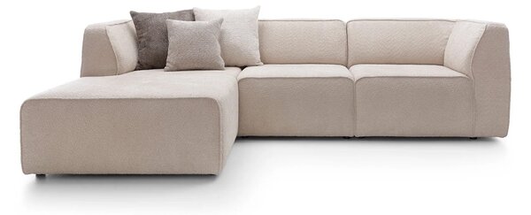 Colțar lemn masiv Hugg, 275 × 175 × 77 cm - Stânga