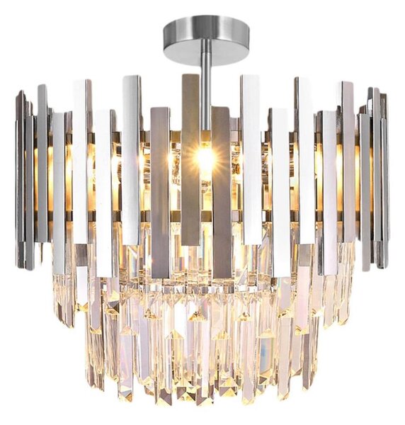 Lustră pe tijă ASPEN 6xE14/40W/230V crom mat