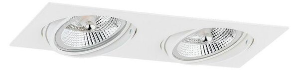 Argon 1046 - Plafonier OLIMP 2xGU10-AR111/12W/230V alb