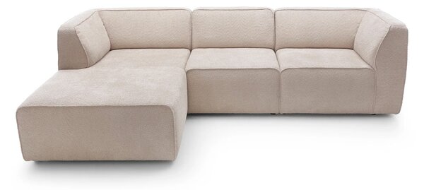 Colțar lemn masiv Hugg, 275 × 175 × 77 cm - Stânga