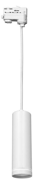 Lustră pe cablu pentru sistem pe șină trifazic PIPE 1xGU10/25W/230V albă