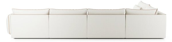 Colțar lemn masiv Yves, 431 × 253 × 83 cm - Stânga