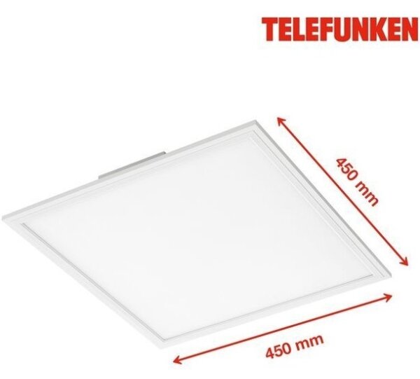 Panou LED aplicat cu senzor Telefunken 308806TF LED/25W/230V 4000K