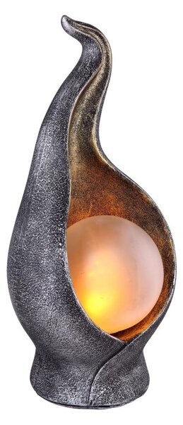 Corp de iluminat LED solar Globo 33439 SOLAR LED/2,16W/3V 3000K IP44 argintiu