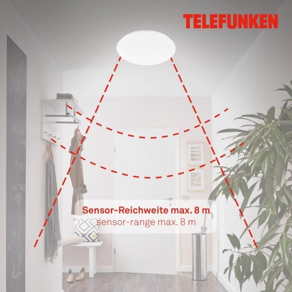 Plafonieră LED pentru baie Telefunken 601306TF LED/20W/230V d. 40 cm