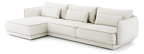Colțar lemn masiv Yves, 348 × 177 × 83 cm - Stânga