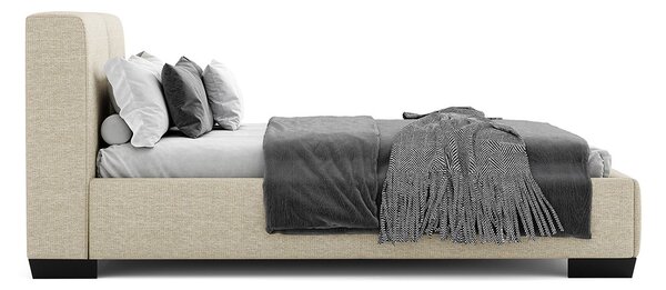 Pat tapițat Loft cu saltea, 140/160/180 cm - 140x200