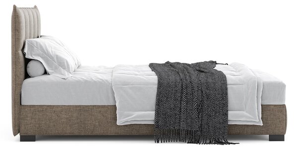 Pat tapițat Idis cu saltea, 120/140/160/180 cm - 120x200