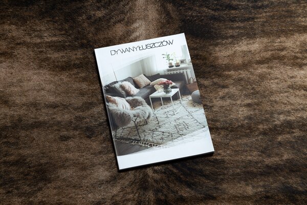 Covor Artificial Cowhide, Vaca G4740-1 Piele maro