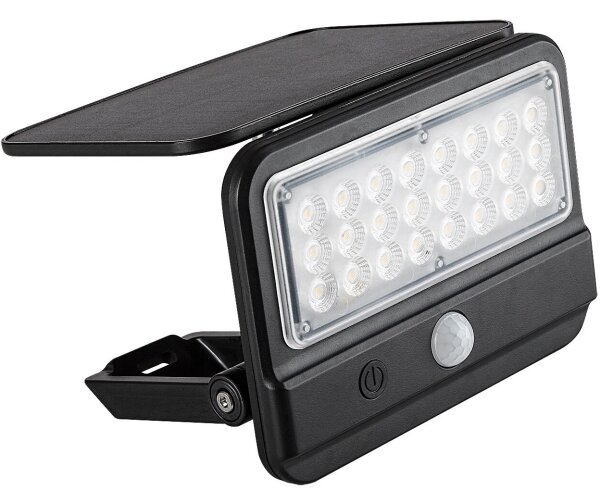 Rabalux 77040 - LED lampă solară de perete FLAXTON LED/7W/3,7V IP54 negru