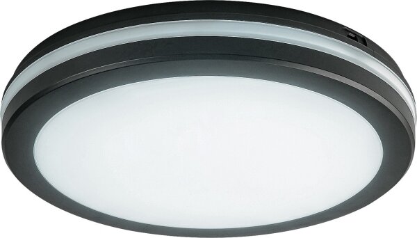 Rabalux 77035 - Plafonieră LED pentru baie INDRE, 28W, 230V, IP54, negru