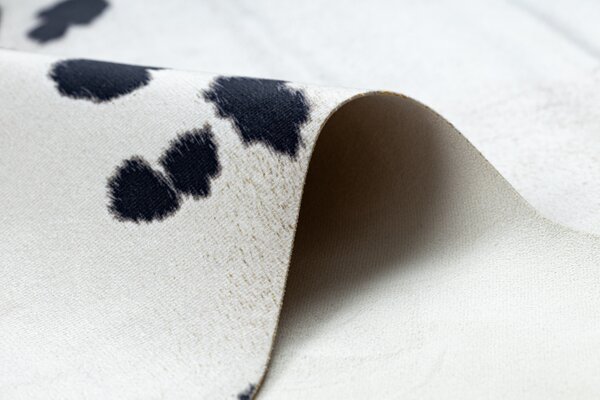Covor Artificial Cowhide, Vaca G5069-1 alb negru din piele