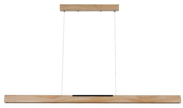 Lustră LED pe cablu LED/22W/230V 4000K 120 cm pin/lemn masiv