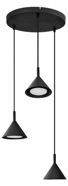 Lustră pe cablu ETNA 3xGX53/10W/230V negru