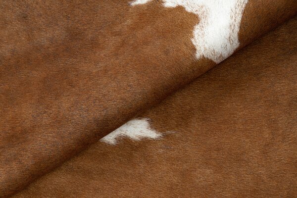 Covor Artificial Cowhide, Vaca G5070-2 maro alb din piele