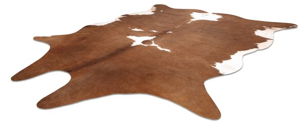 Covor Artificial Cowhide, Vaca G5070-2 maro alb din piele