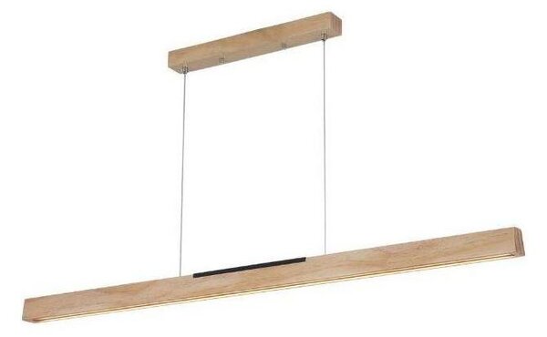 Lustră LED pe cablu LED/22W/230V 4000K 120 cm pin/lemn masiv