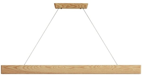 Lustră LED pe cablu LED/26W/230V 4000K 150 cm frasin/lemn masiv