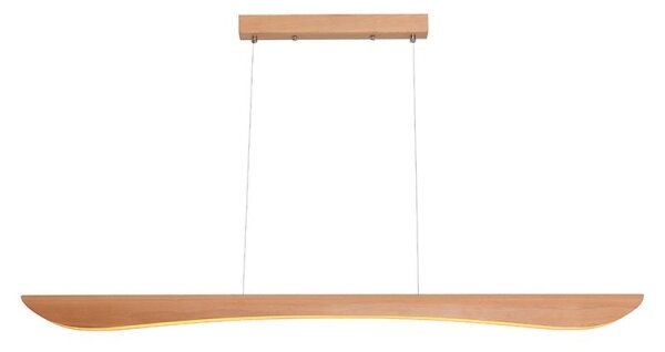 Lustră LED pe cablu LED/22W/230V 4000K 120 cm fag/lemn masiv