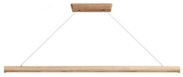 Lustră LED pe cablu LED/26W/230V 4000K 150 cm frasin/lemn masiv