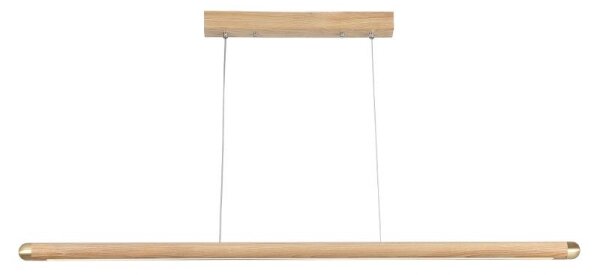 Lustră LED pe cablu LED/22W/230V 4000K 120 cm frasin/lemn masiv