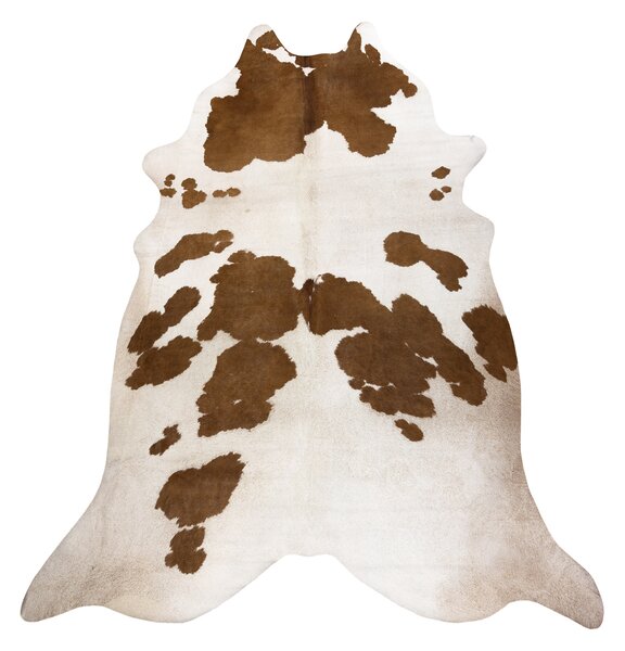 Covor Artificial Cowhide, Vaca G5069-2 alb maro din piele