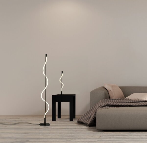 Lampă LED de masă Searchlight EU57212BK MARILYN LED/8W/230V negru