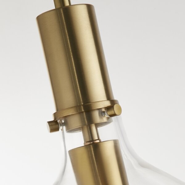 Lustră pe cablu Searchlight 31031-1PB MARGARITA 1xE27/60W/230V alamă