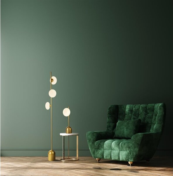 Lampă de masă Searchlight EU94040-1GO PEBBLE 1xG9/33W/230V auriu