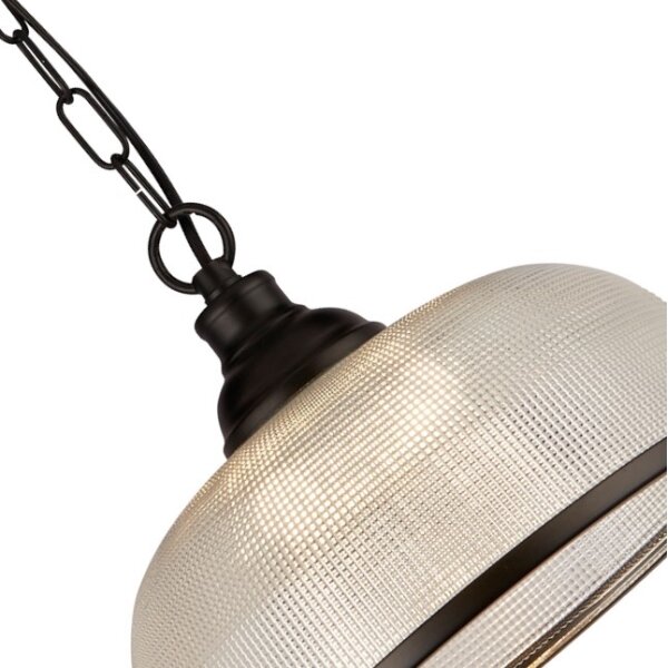 Lustră pe lanț Searchlight 1682BK HIGHWORTH 1xE27/60W/230V negru