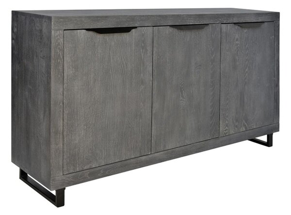 Comodă lemn masiv Heritage 3 uși 168 cm - Natur