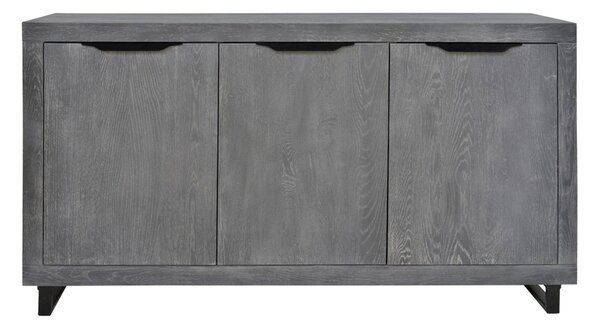 Comodă lemn masiv Heritage 3 uși 168 cm - Natur