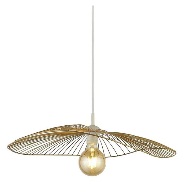 Lustră pe cablu Searchlight 88550GO WAVE 1xE27/60W/230V auriu