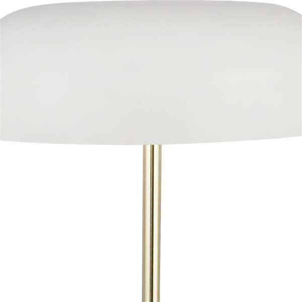 Lampă de masă Searchlight EU60707WH HANOVER 2xE14/40W/230V alb/auriu